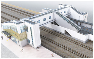 あいの風鉄道の新駅工事着工